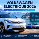 Volkswagen électrique 2026 : VW ID.4 SUV électrique blanc dans un paysage européen